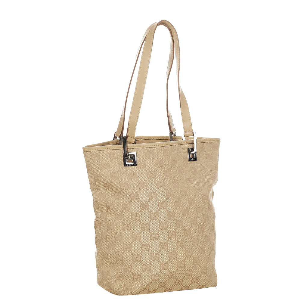 

Gucci Brown/Beige GG Canvas Tote Bag