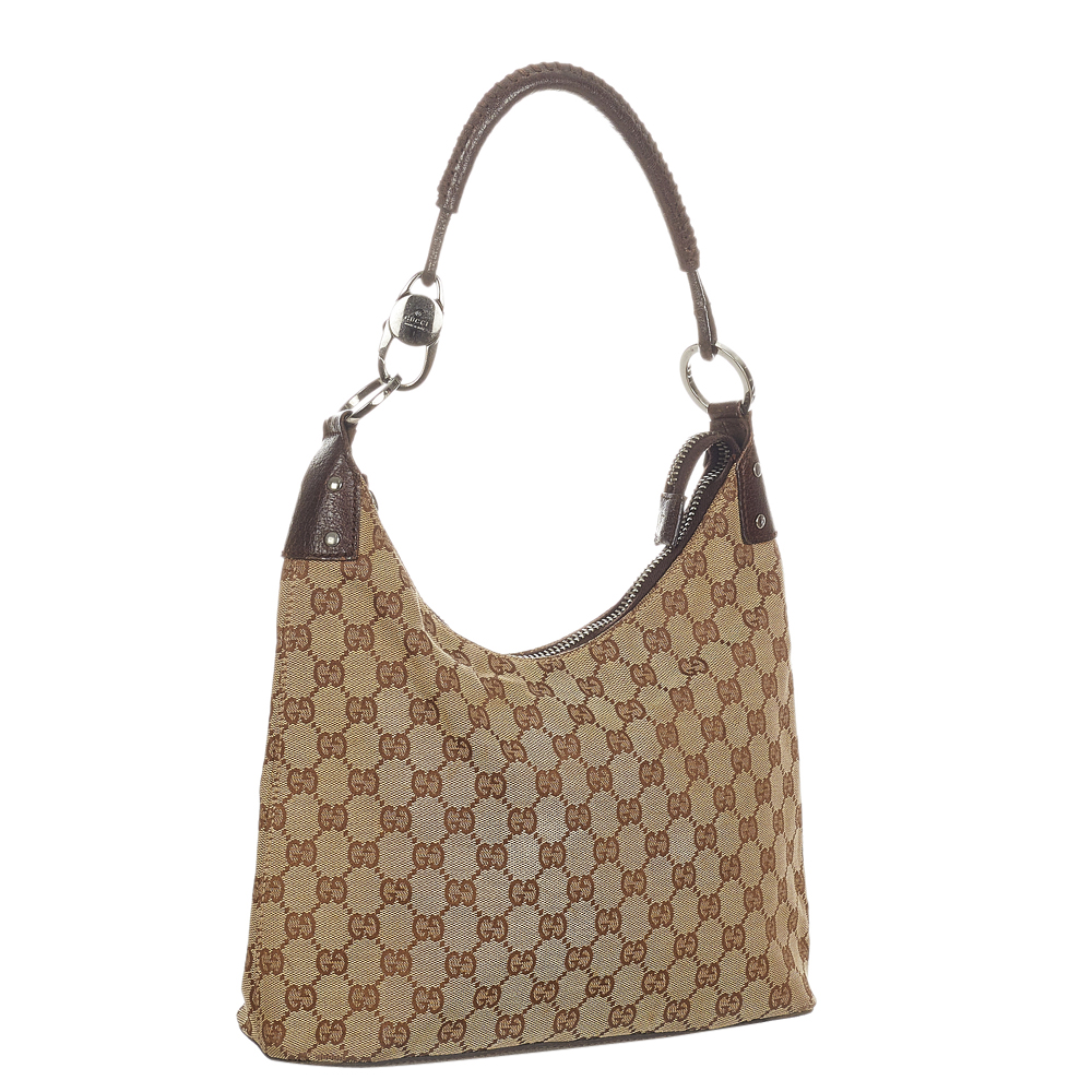 

Gucci Brown/Beige GG Canvas Shoulder Bag