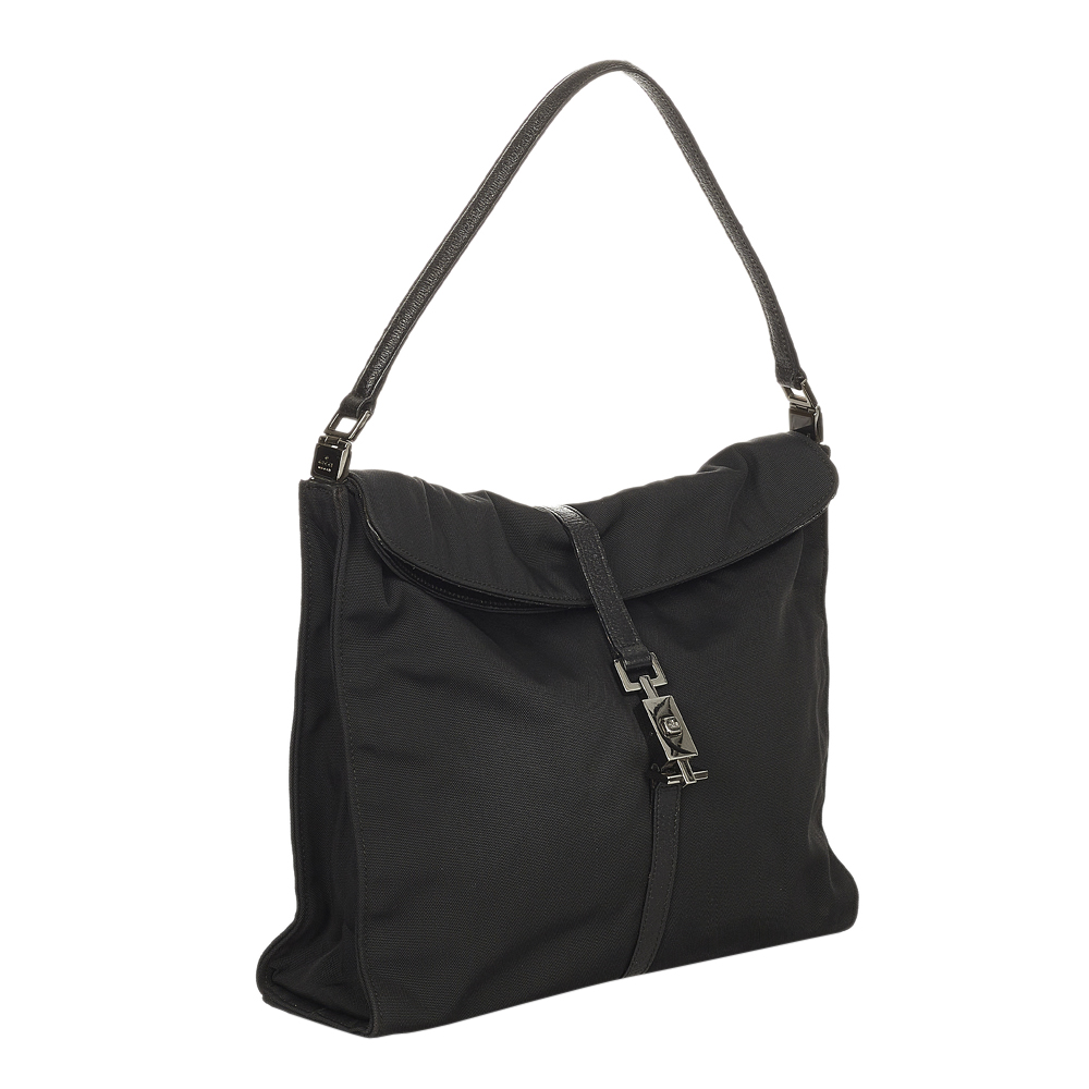 

Gucci Black Fabric Nylon Jackie Shoulder Bag