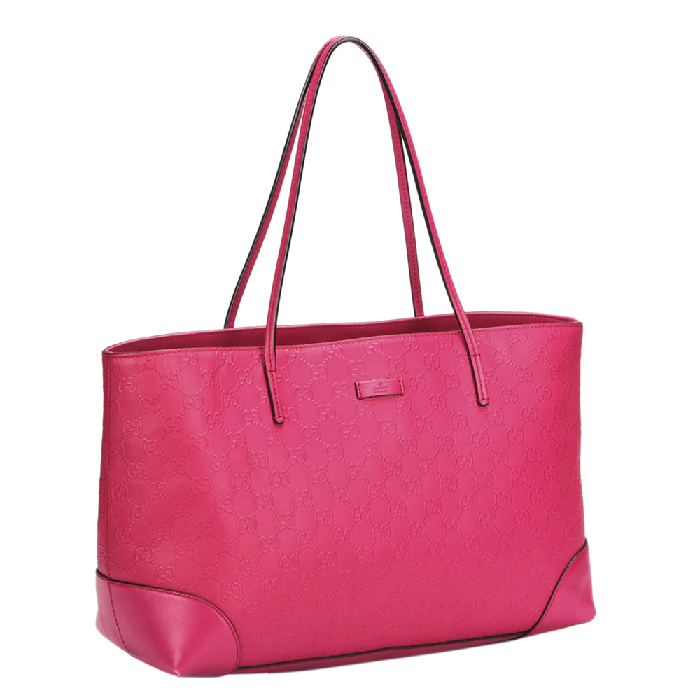 

Gucci Pink Guccissima Leather Tote Bag