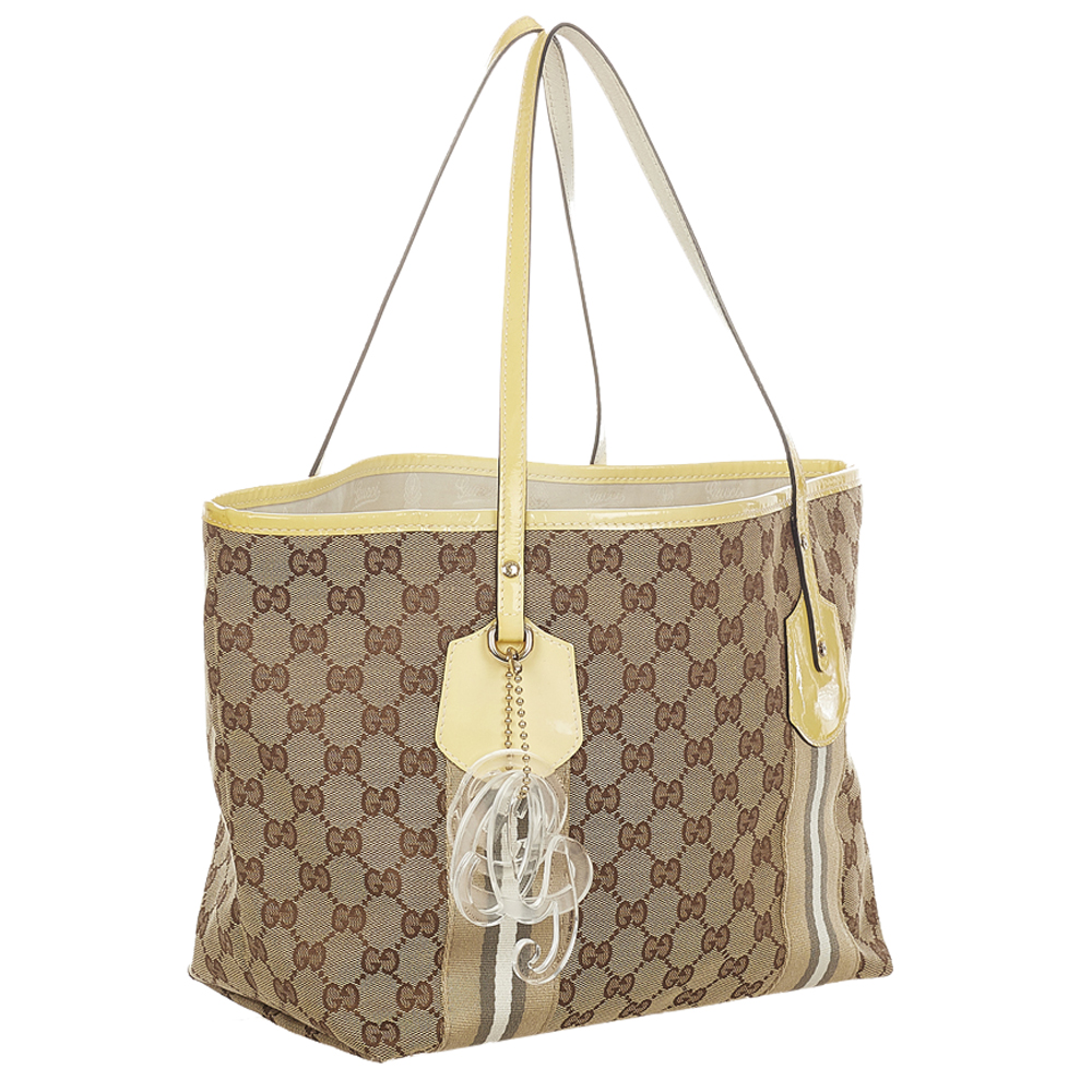 

Gucci Brown/Beige GG Canvas Jolie Tote Bag