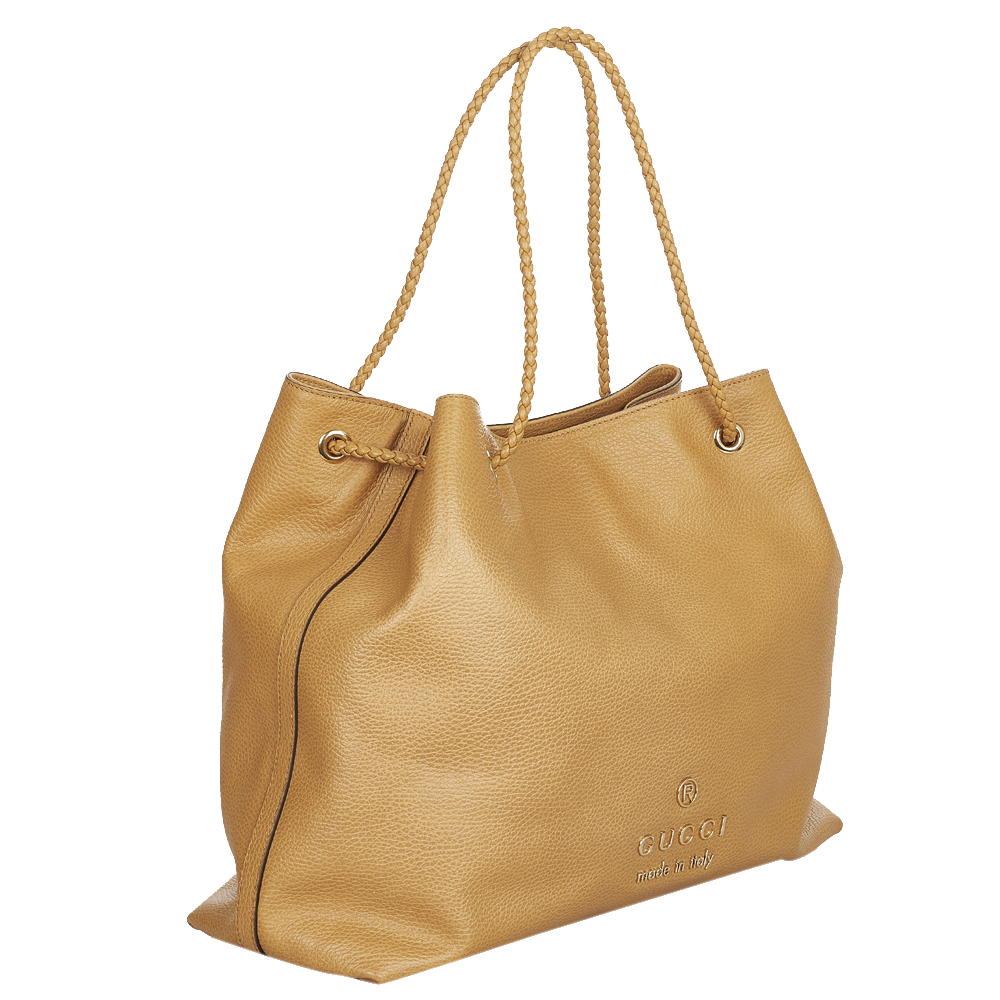 

Gucci Brown/Light Brown Leather Gifford Tote Bag