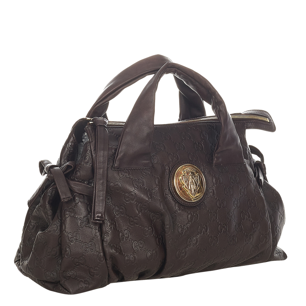 

Gucci Brown Guccissima Leather Hysteria Bag