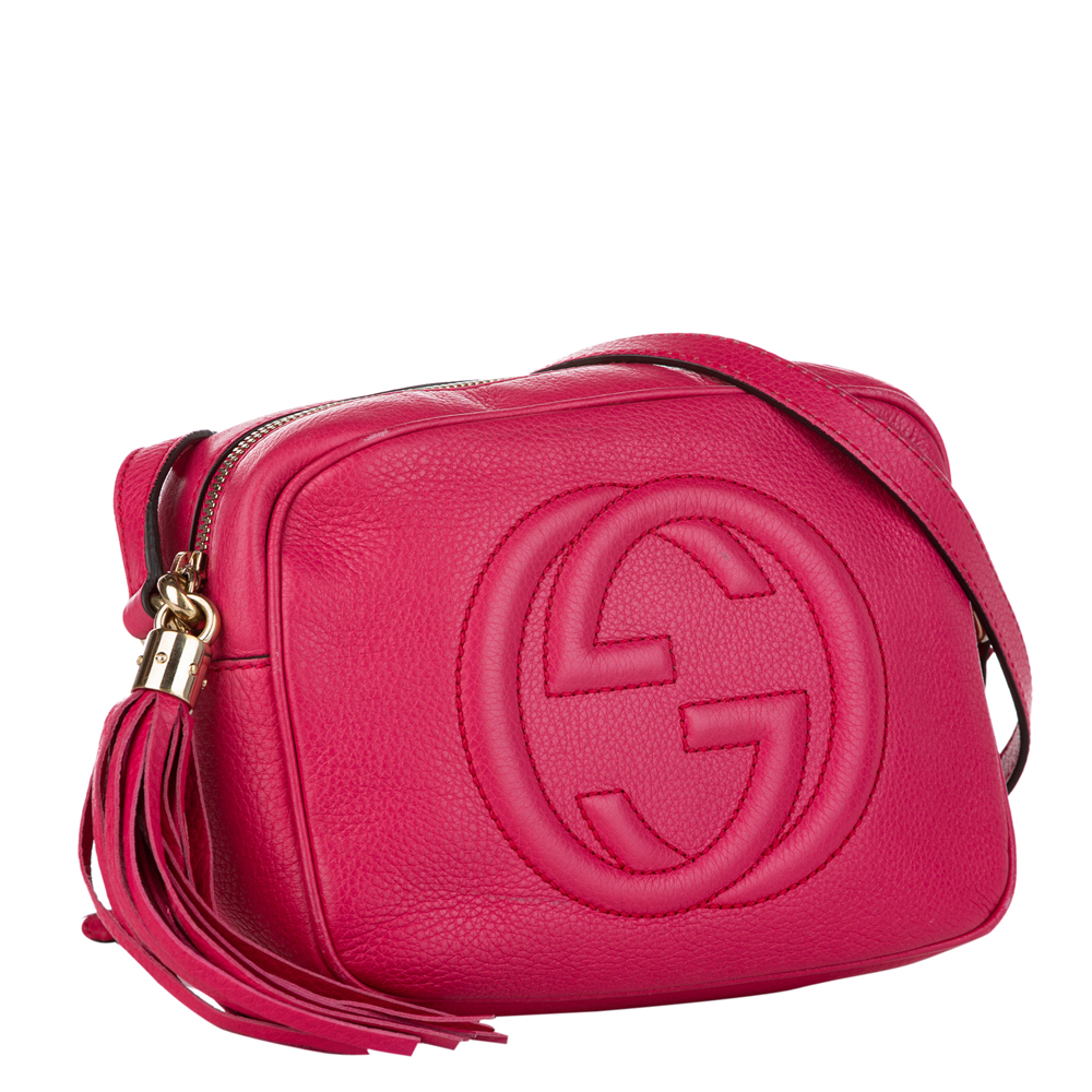 

Gucci Pink Calf Leather Soho Disco Shoulder Bag