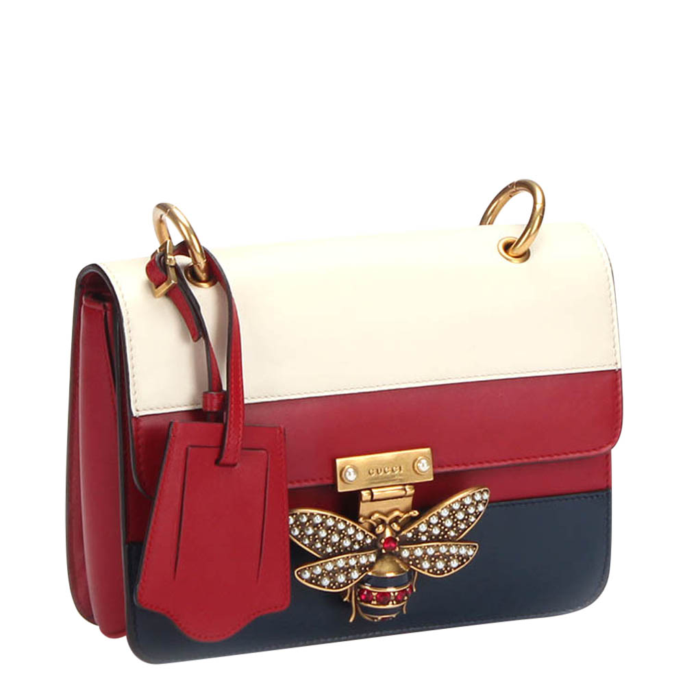 

Gucci Multicolor Calfskin Leather Queen Margaret Shoulder Bag