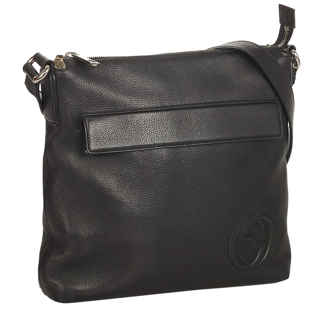 

Gucci Black Leather Soho Shoulder Bag