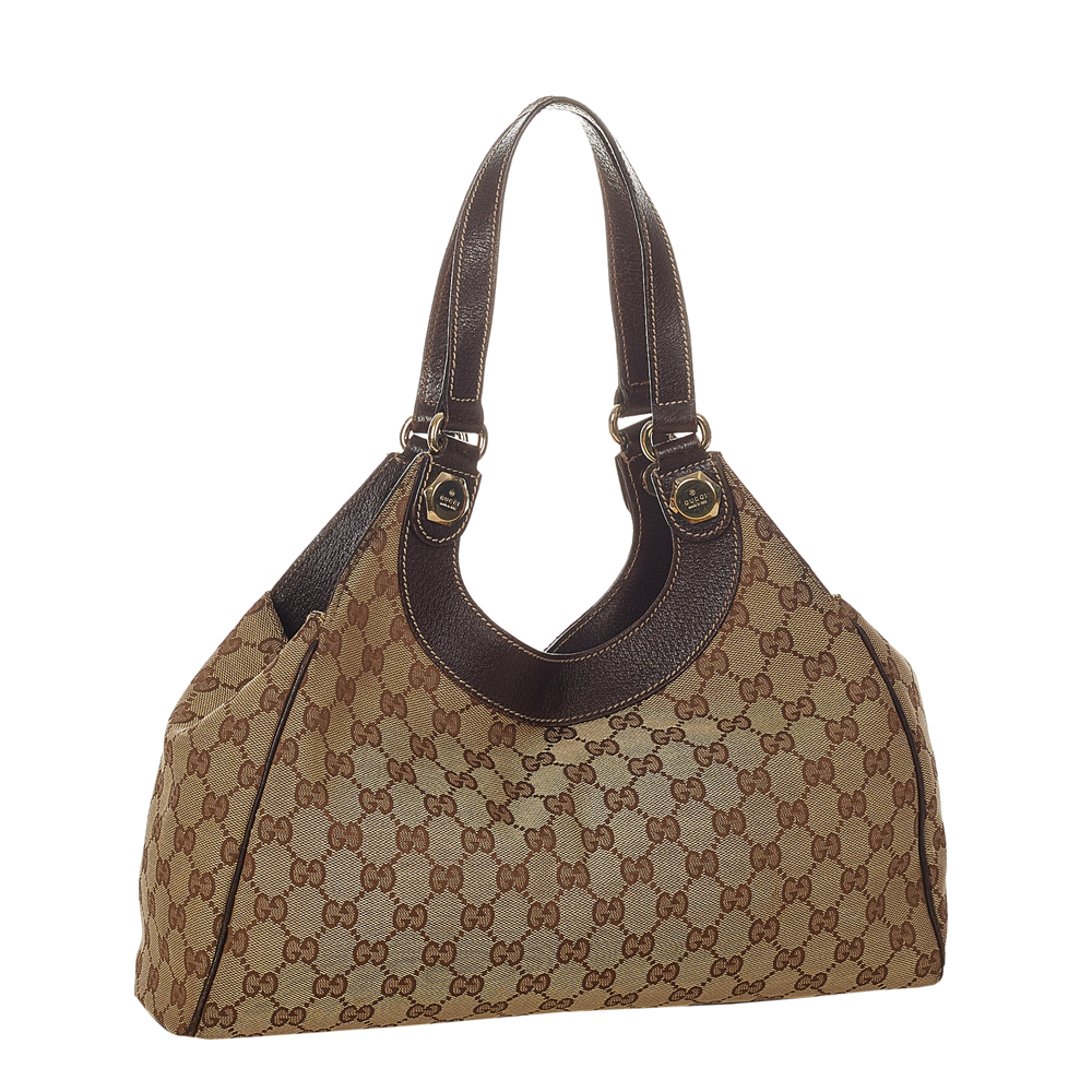 

Gucci Brown/Beige GG Canvas Charmy Shoulder Bag