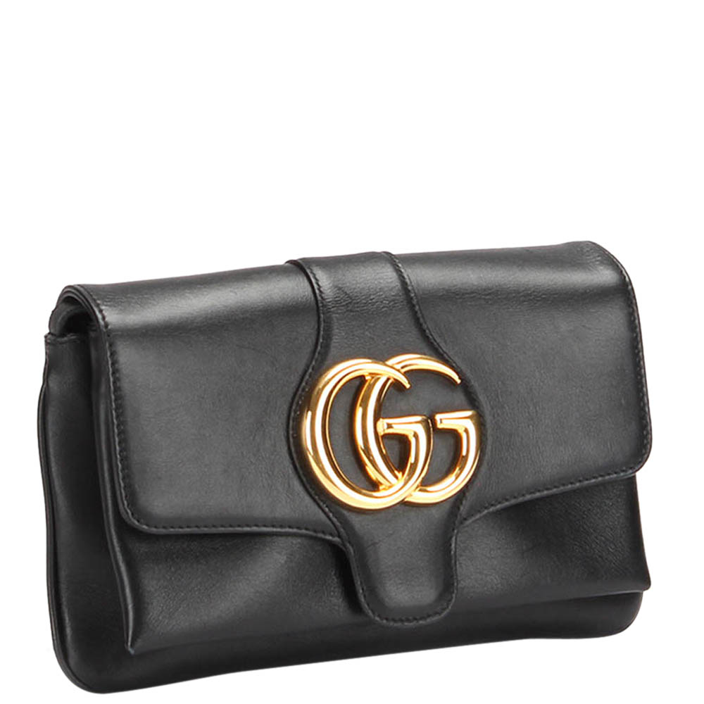 

Gucci Black Calfskin Leather Arli Small Crossbody Bag