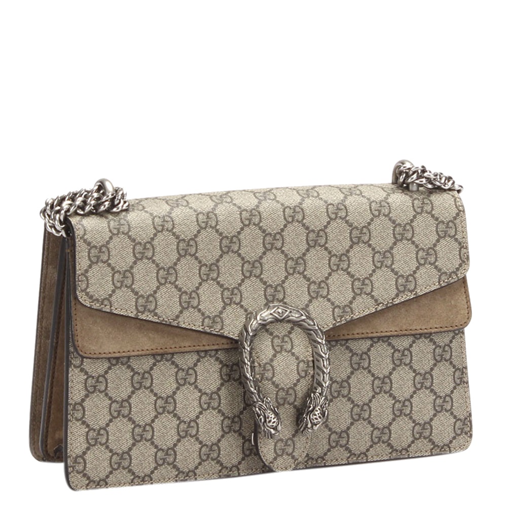 

Gucci Beige/Brown GG Supreme Canvas Dionysus Bag