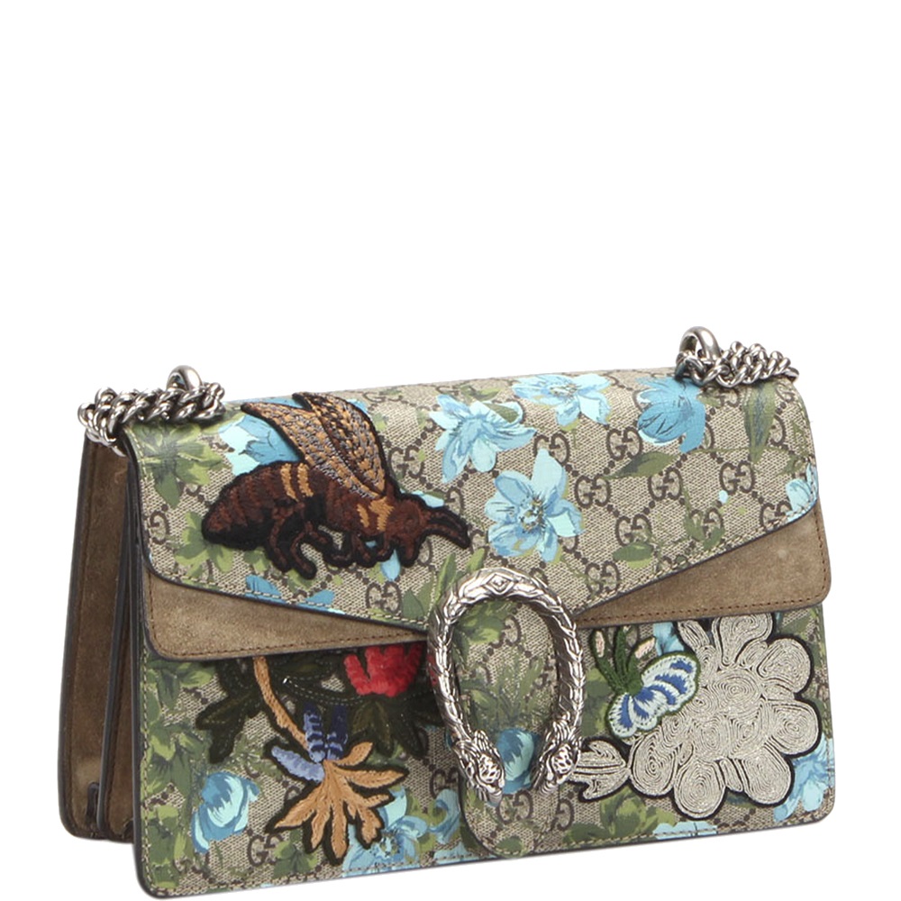 

Gucci Multicolor GG Supreme Canvas Embroidered Dionysus Shoulder Bag