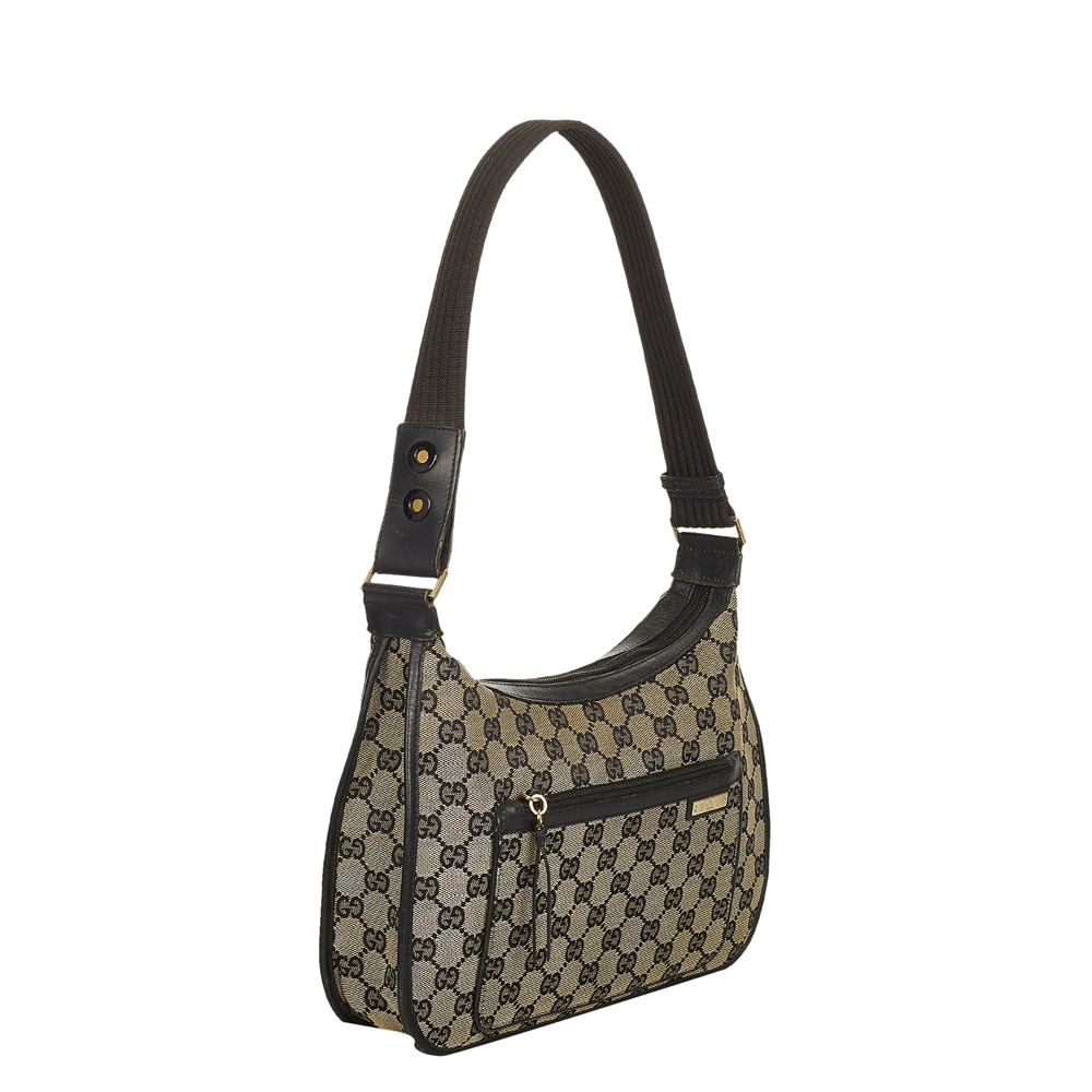 

Gucci Beige/Brown GG Canvas Shoulder Bag