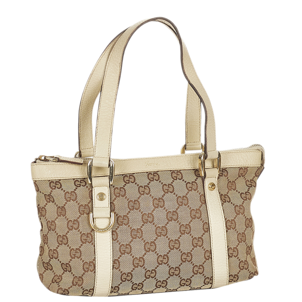 

Gucci Brown/Beige GG Canvas Fabric Abbey Shoulder Bag