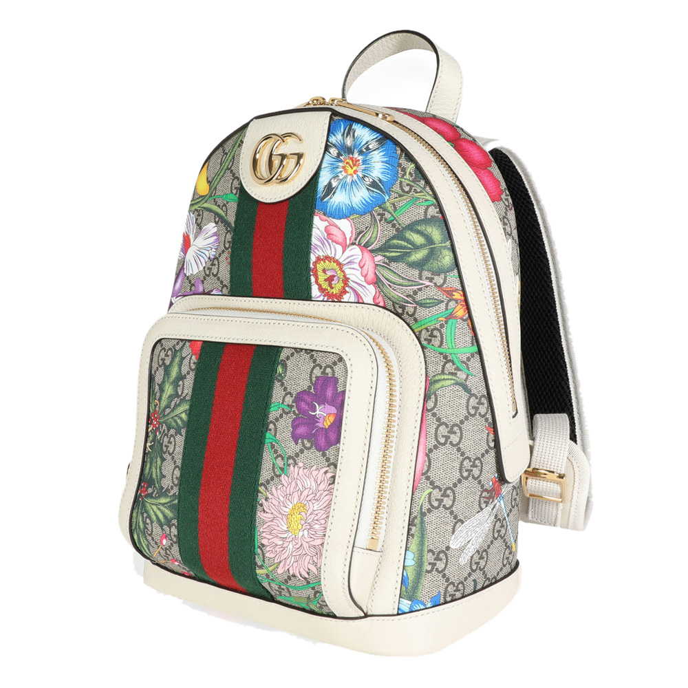 

Gucci GG Supreme Flora Web Ophidia Small Backpack, Multicolor