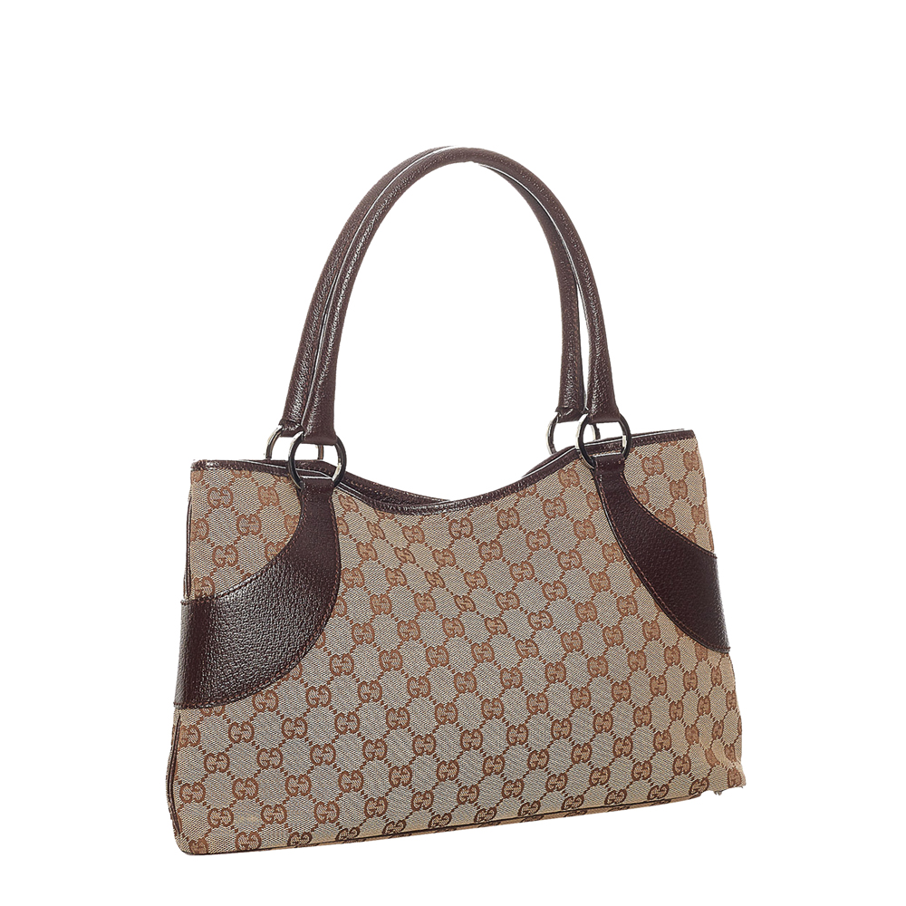 

Gucci Brown/Beige GG Canvas Tote Bag