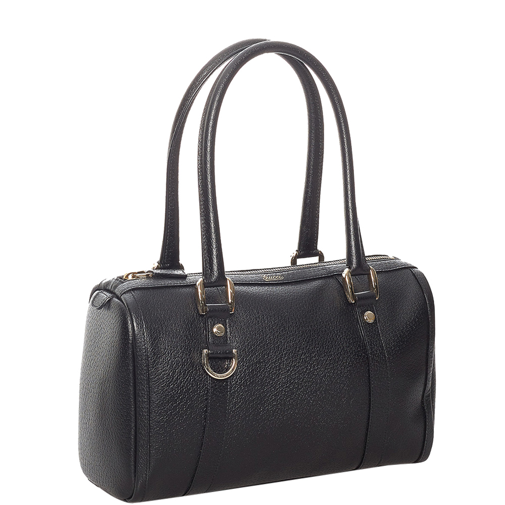 

Gucci Black Calf Leather Abbey Boston Bag
