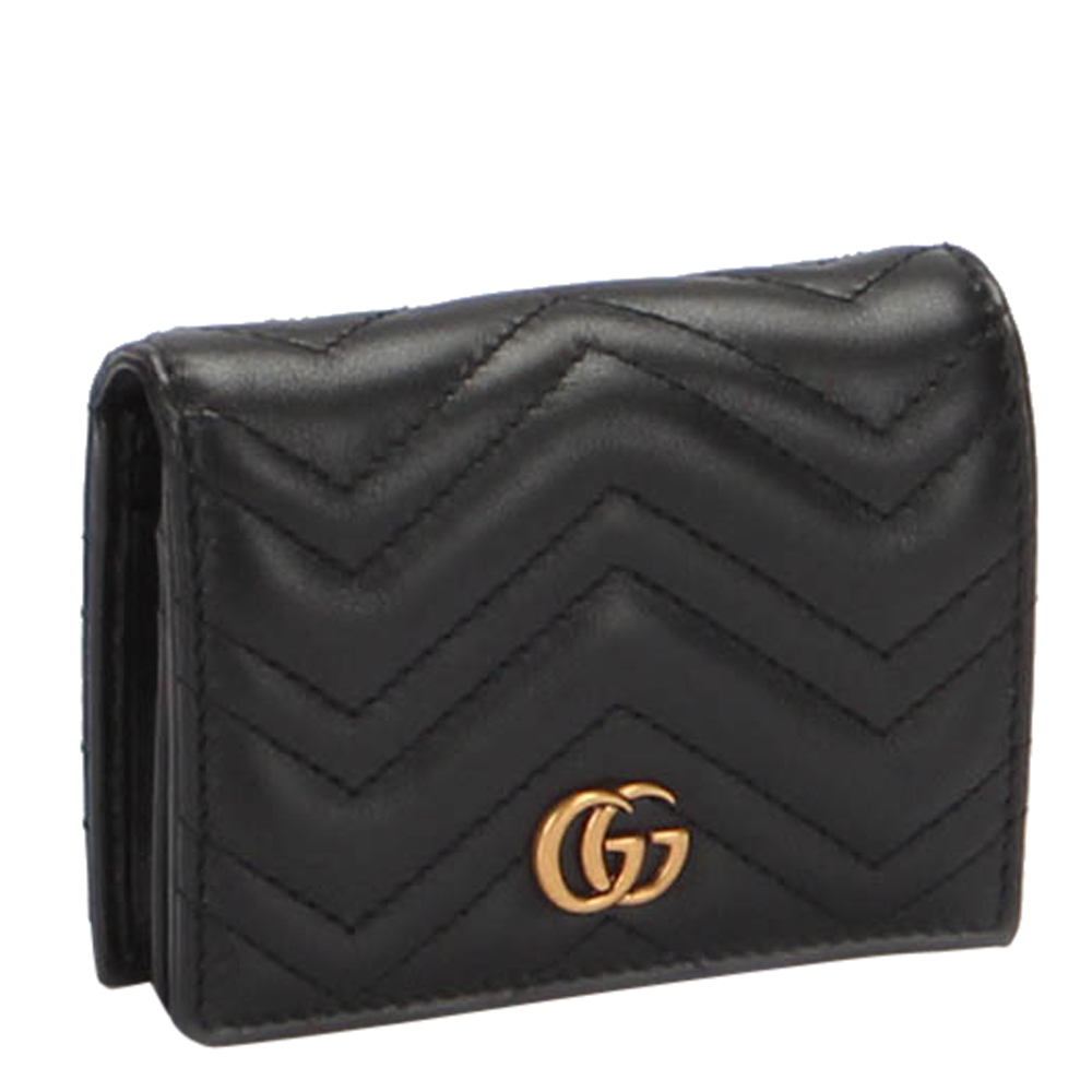 

Gucci Black GG Marmont Leather Wallet