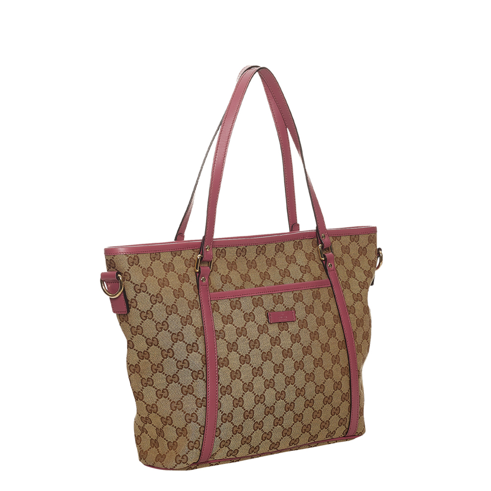 

Gucci Beige/Brown GG Canvas Tote Bag