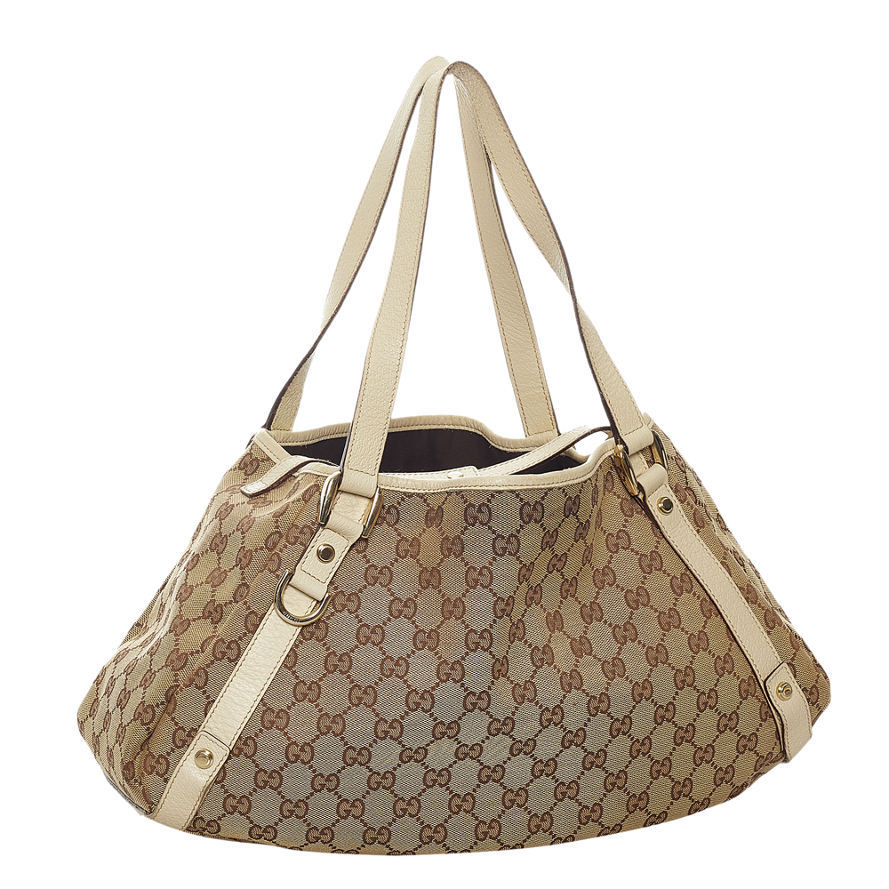 

Gucci GG Canvas Pelham Shoulder Bag, Beige