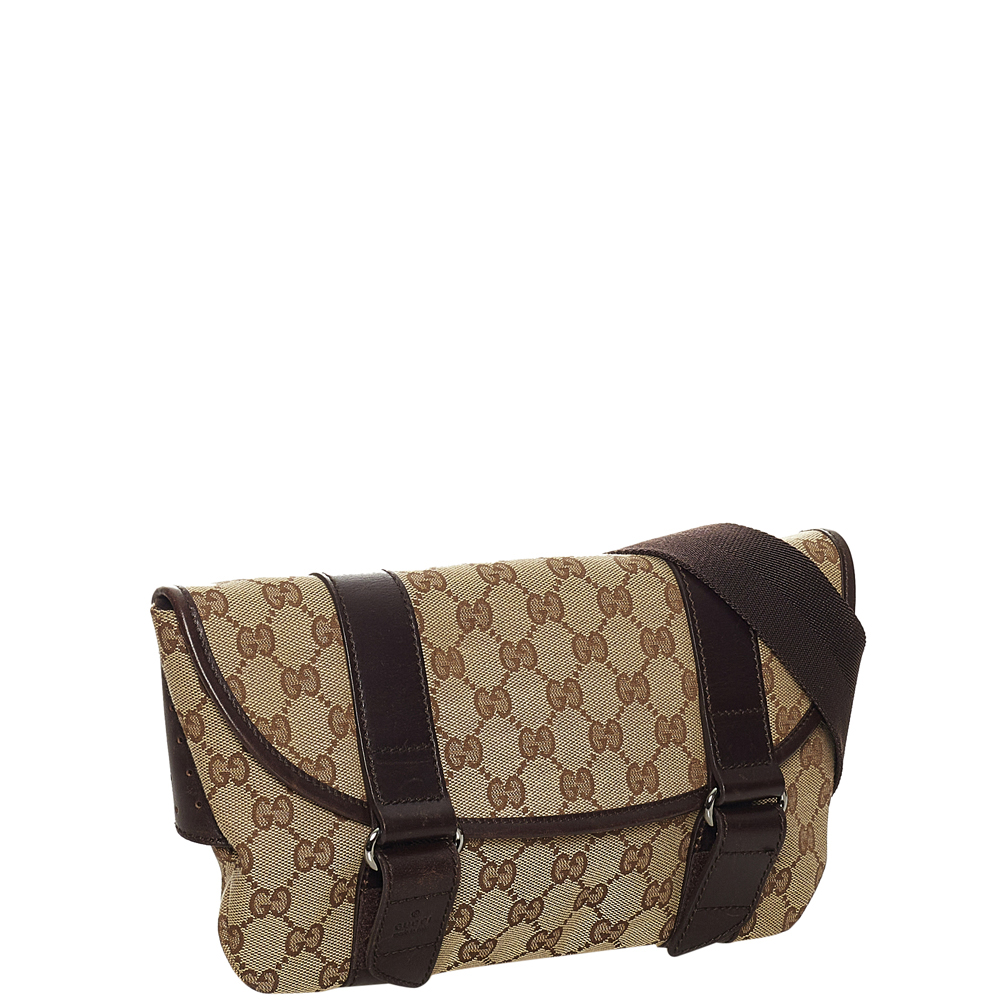 

Gucci Beige/Brown GG Canvas Belt Bag