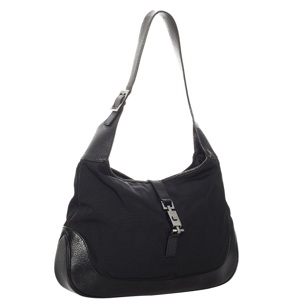 

Gucci Black Fabric Nylon Jackie Shoulder Bag