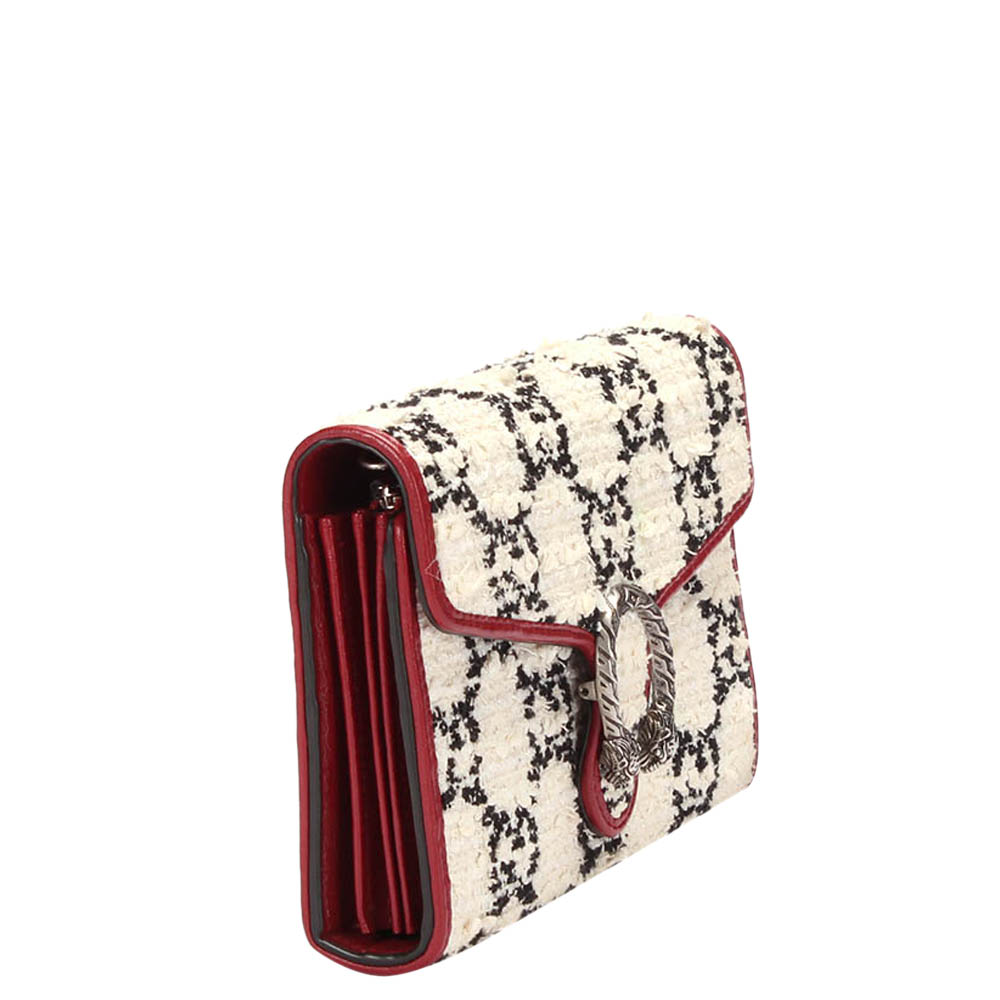 

Gucci Multicolor GG Tweed Dionysus Wallet on Chain Bag
