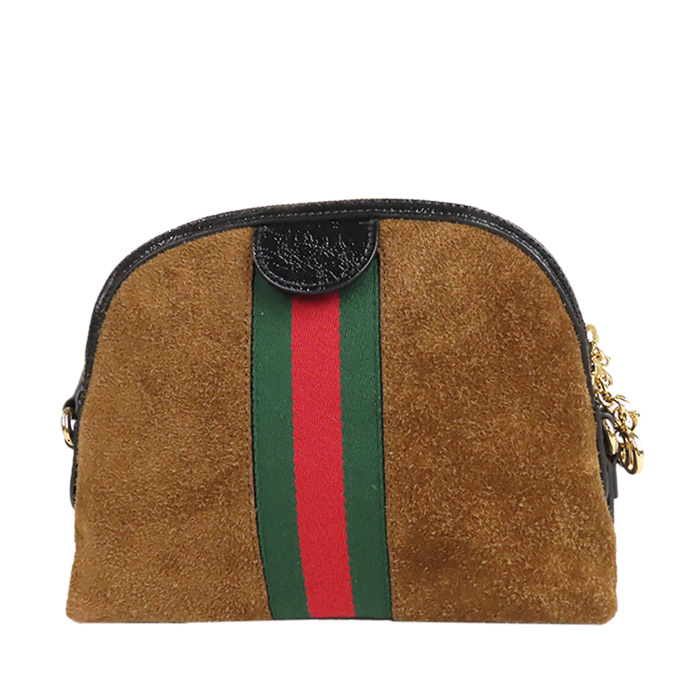 

Gucci Brown Suede Ophidia Shoulder Bag