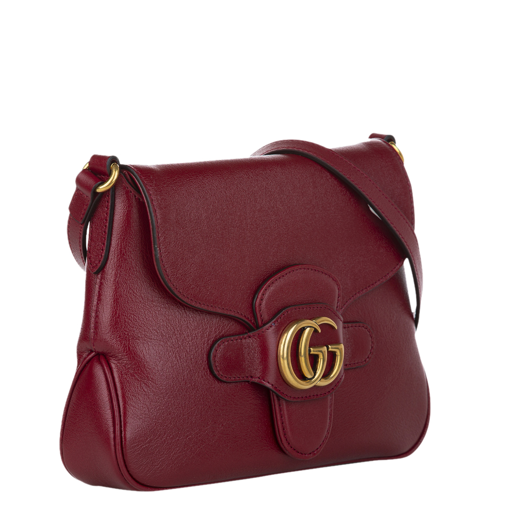 

Gucci Red Leather Arli Crossbody Bag