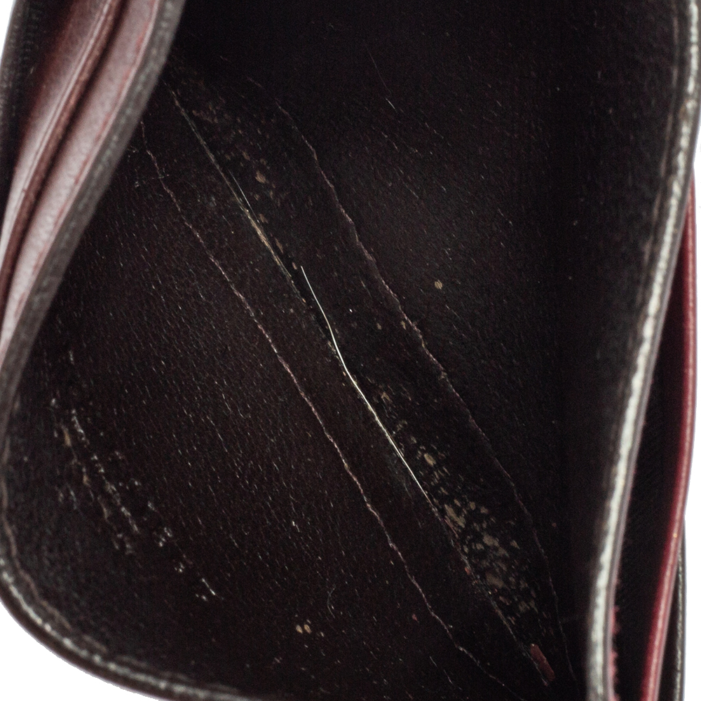 

Gucci Red/Black Microguccissima Leather Card Holder