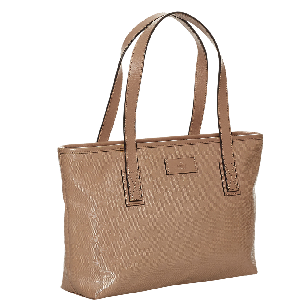 

Gucci Beige GG Imprime Tote Bag