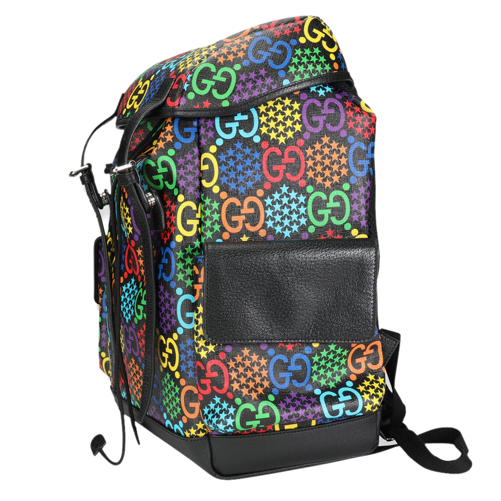 

Gucci Multicolor Limited Edition 'Psychedelic' Rainbow GG Supreme Canvas  Backpack