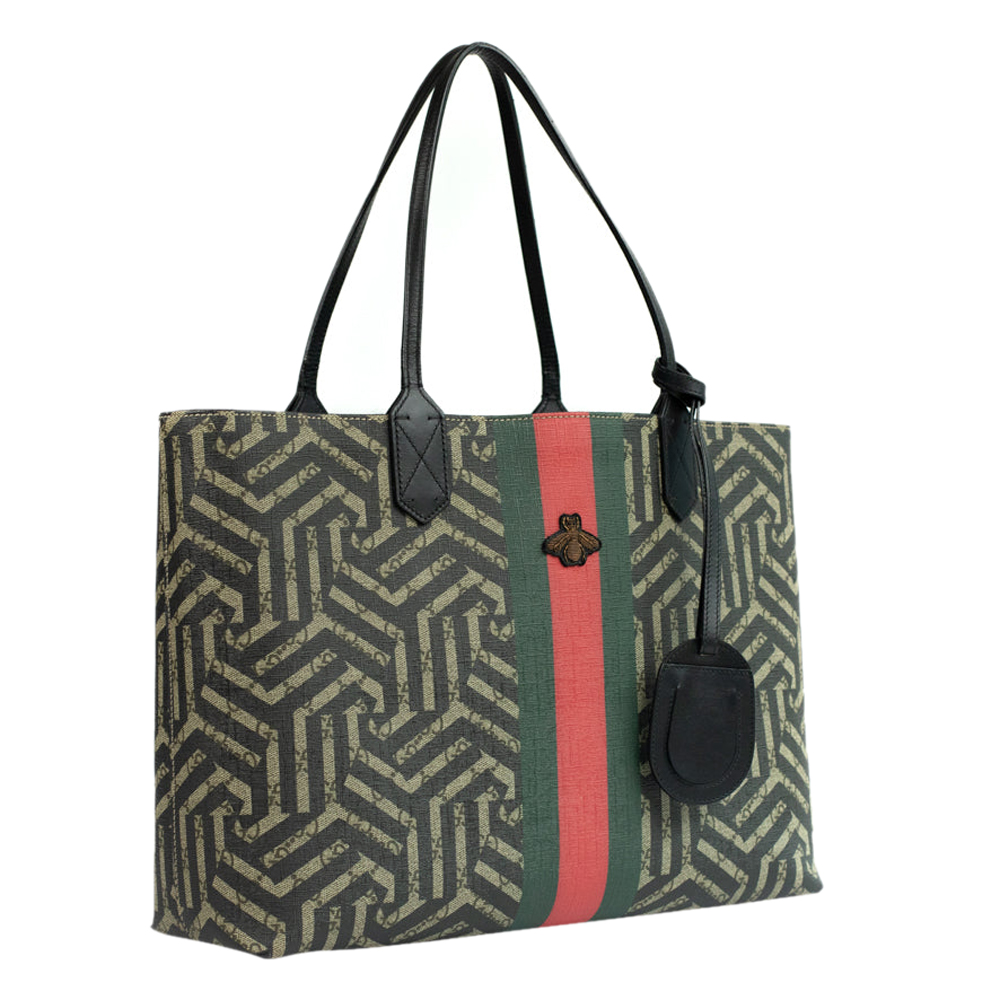 

Gucci Brown Caleido Canvas Tote Bag
