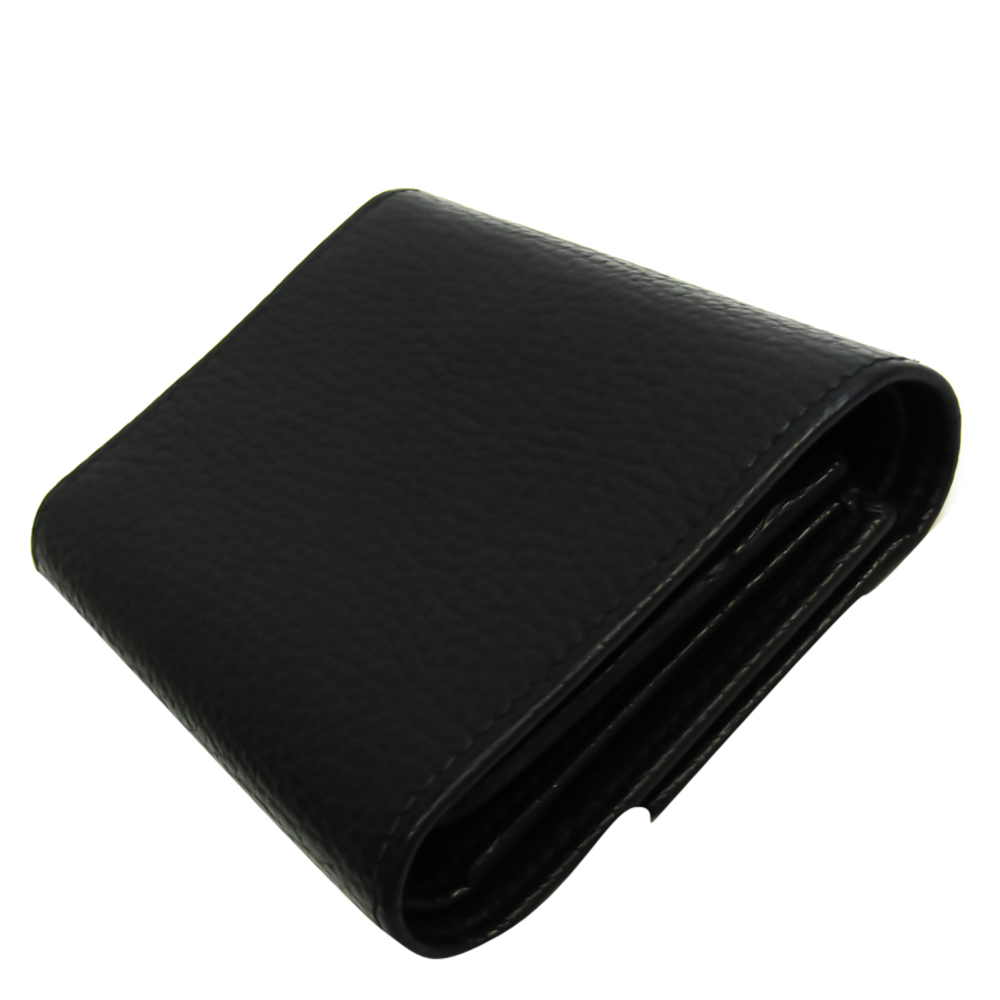 

Gucci Black Leather GG Marmont Bi- Fold Wallet