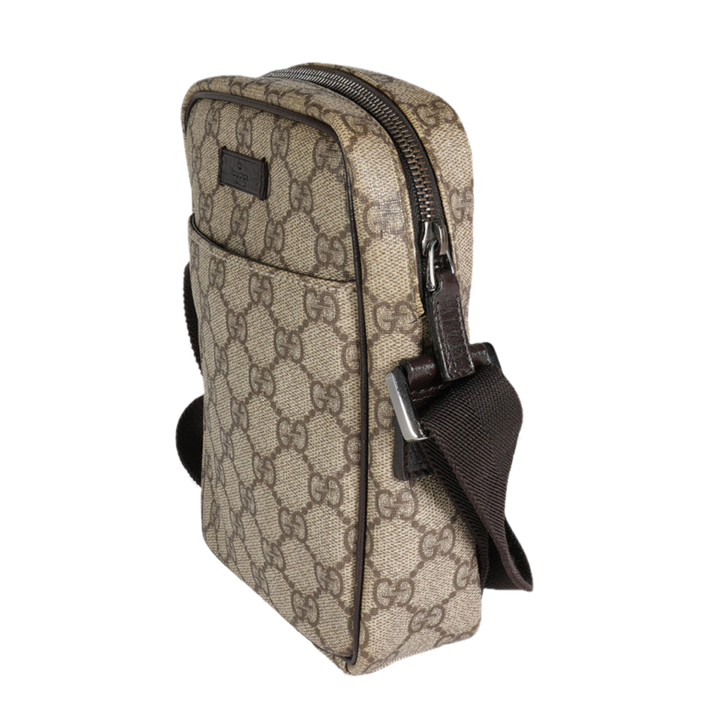 

Gucci Beige GG Supreme Canvas Crossbody Bag