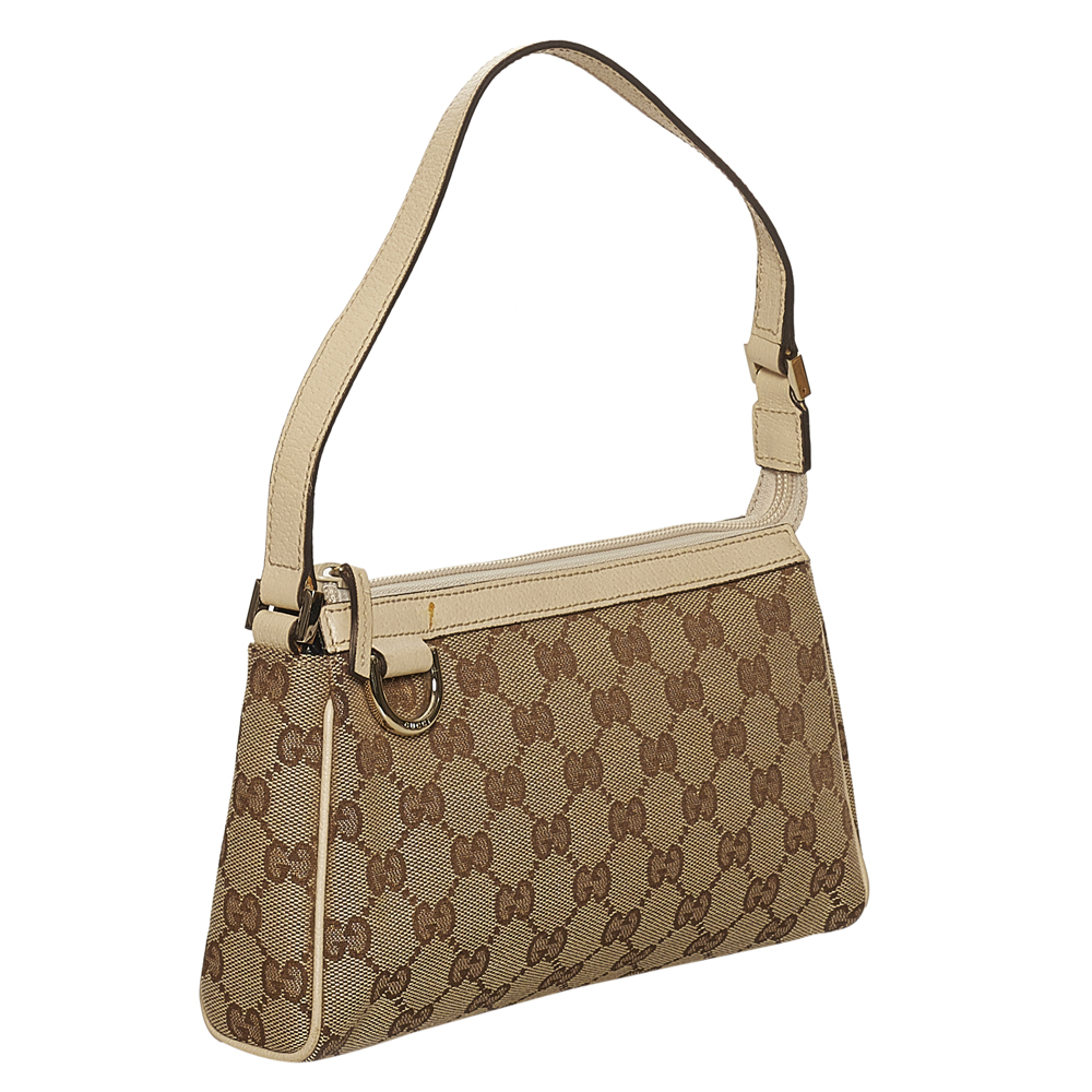 

Gucci Brown/Beige GG Canvas Fabric Shoulder Bag