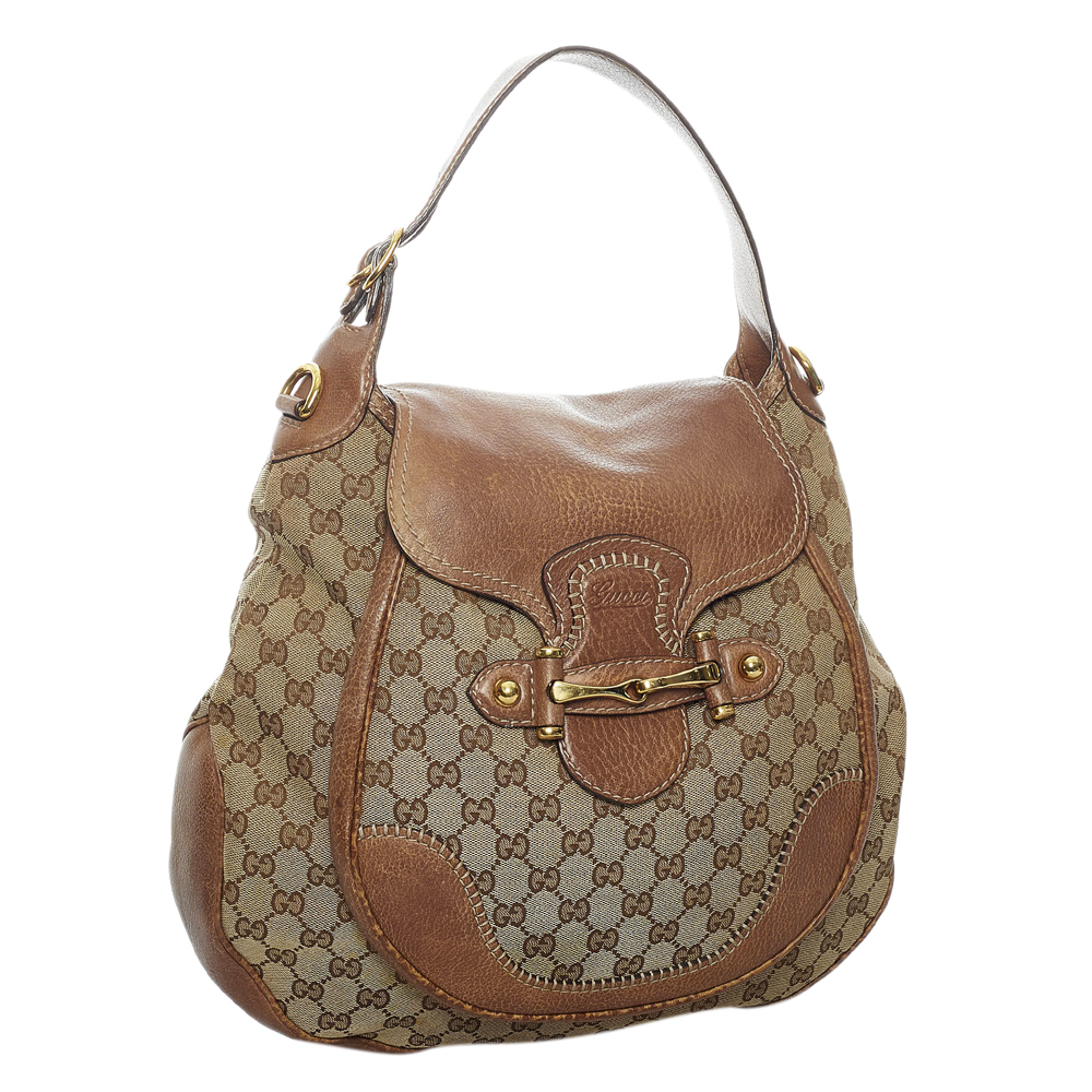 

Gucci Brown/Beige Canvas Fabric Pelham Shoulder Bag