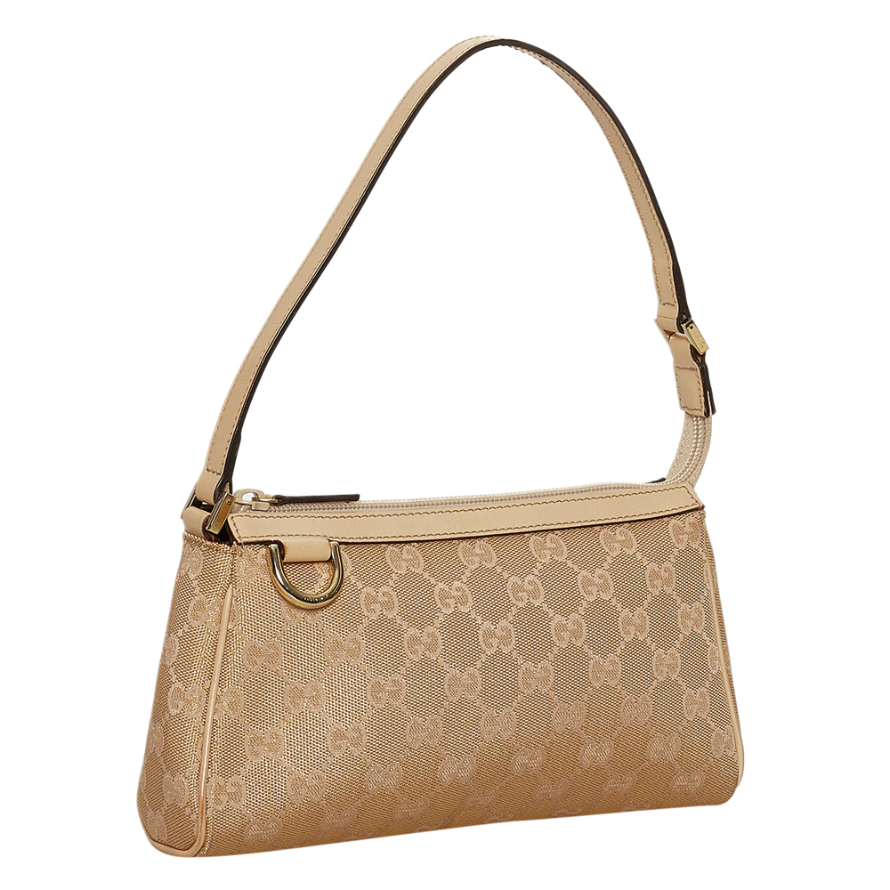 

Gucci Brown/Beige GG Canvas Fabric Abbey Shoulder Bag