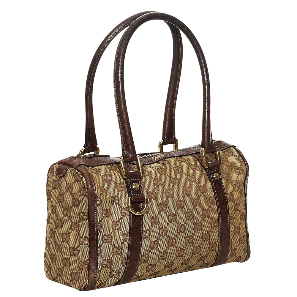 

Gucci Brown/Beige GG Canvas Fabric Abbey Shoulder Bag