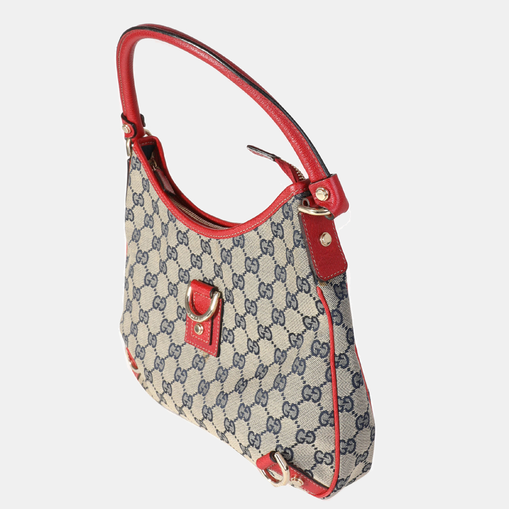 

Gucci Red GG Canvas Abbey Shoulder Bag, Multicolor