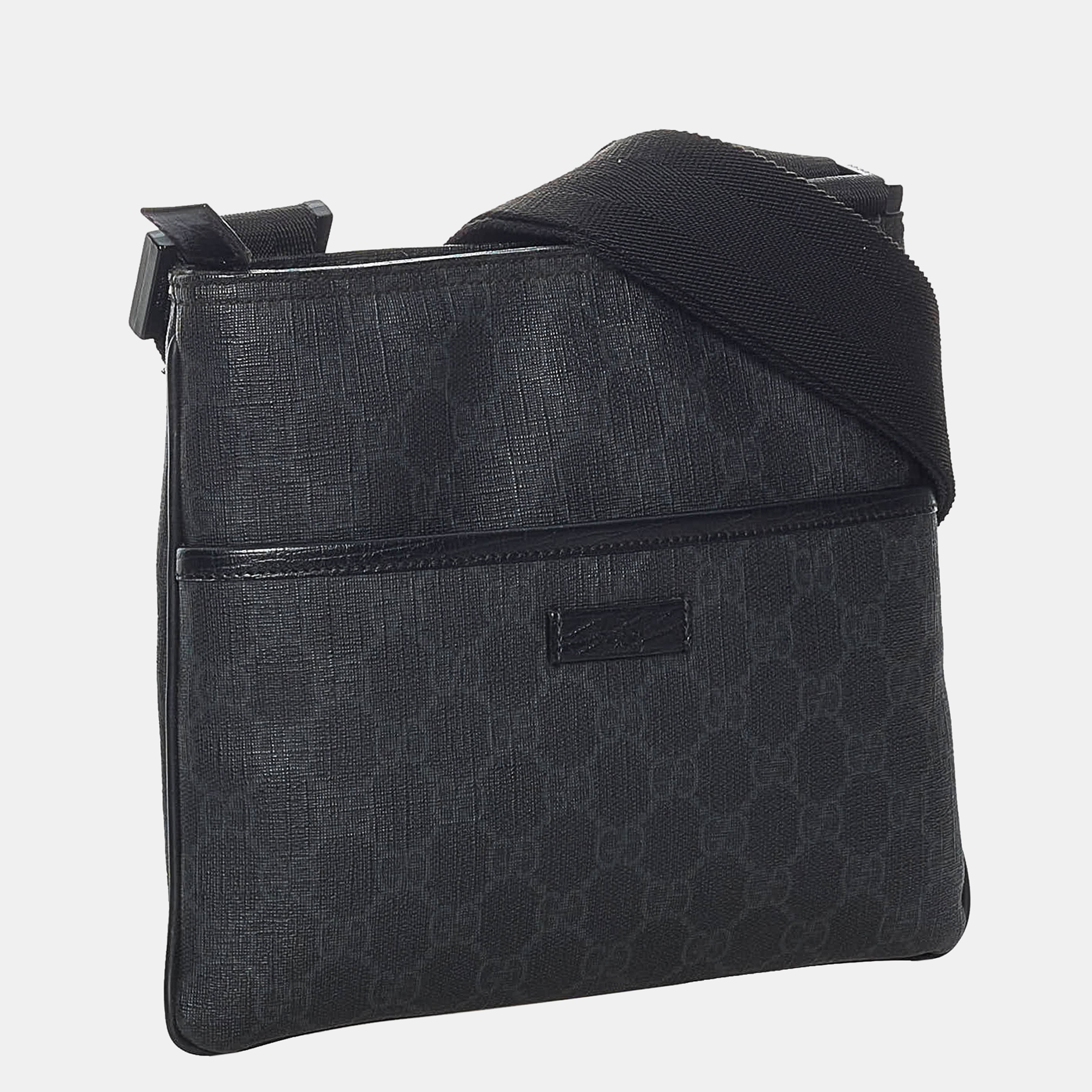 

Gucci Black GG Supreme Crossbody Bag