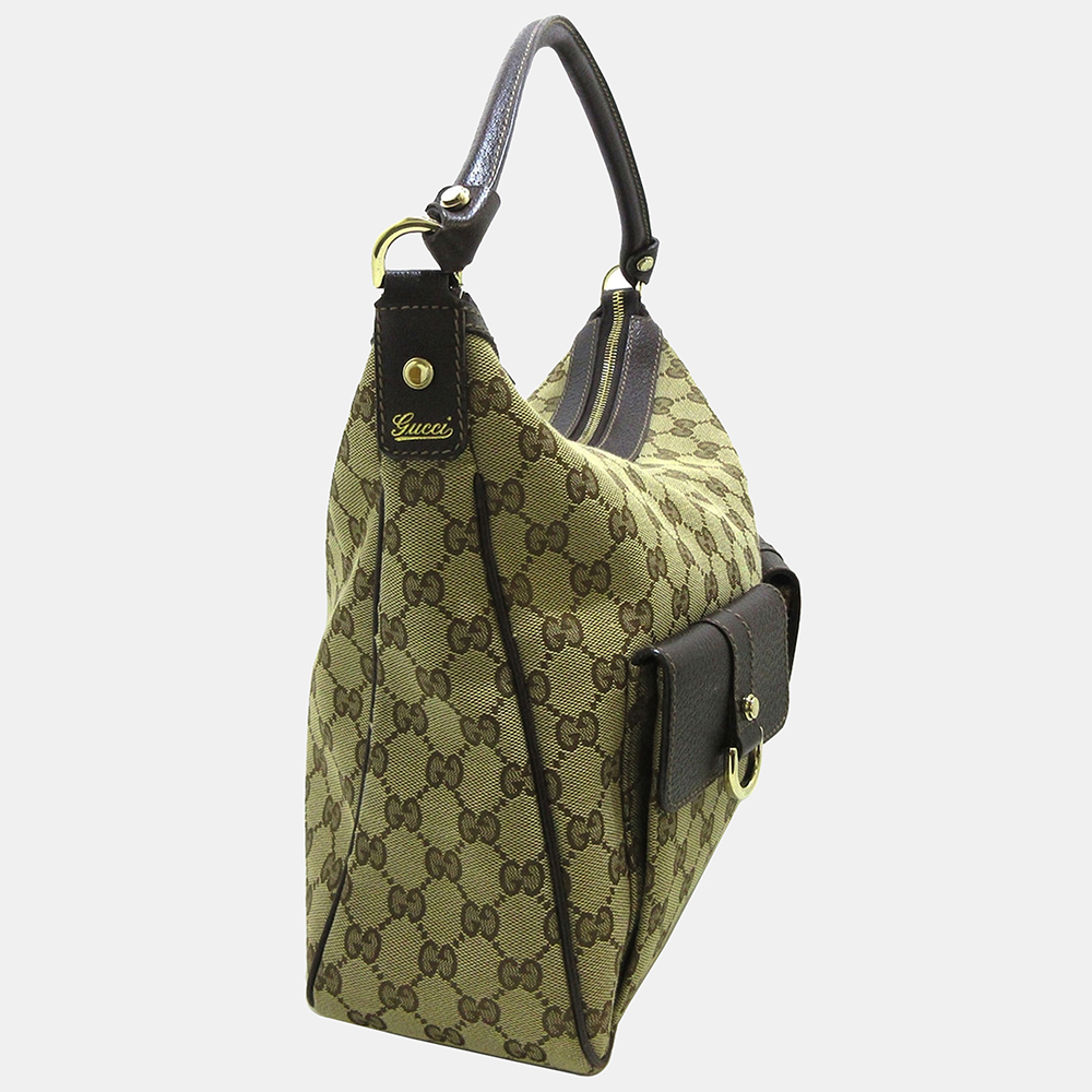 

Gucci Beige/Brown GG Canvas Abbey Shoulder Bag