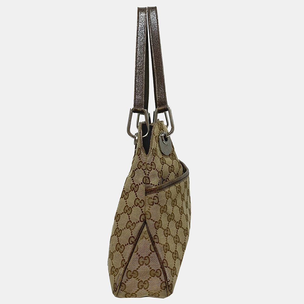 

Gucci Beige/Brown GG Canvas Eclipse Shoulder Bag