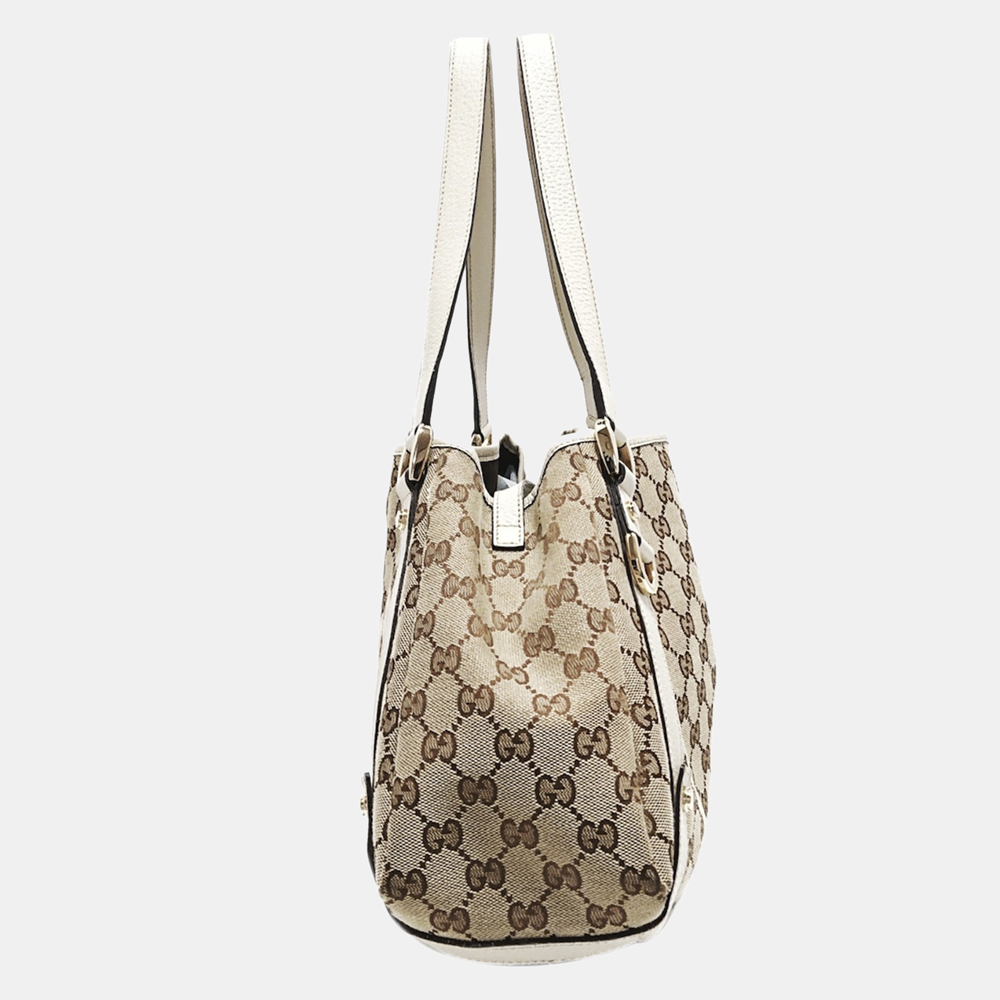 

Gucci Brown GG Canvas Pelham Tote Bag, Beige