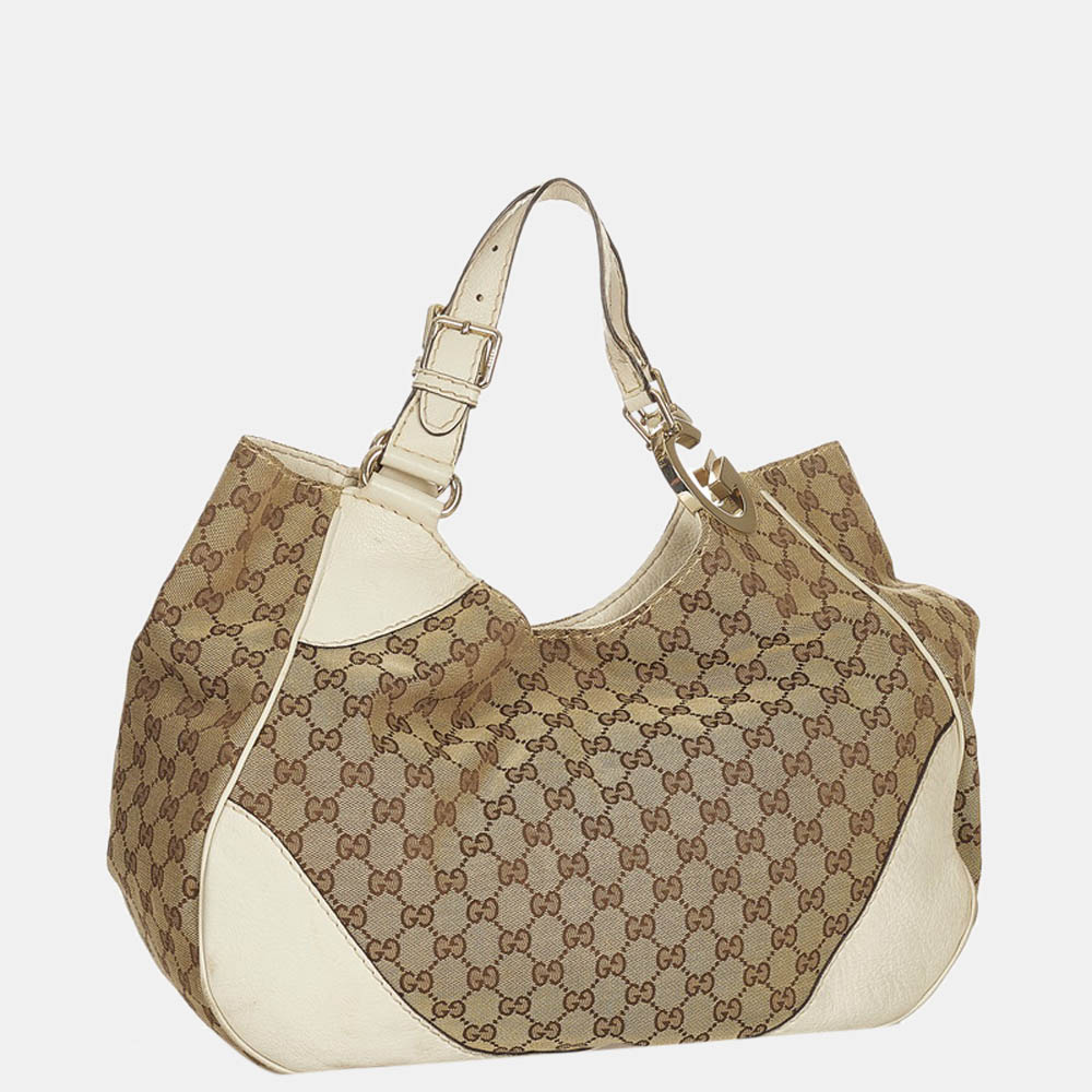 

Gucci Beige GG Canvas Charlotte Shoulder Bag