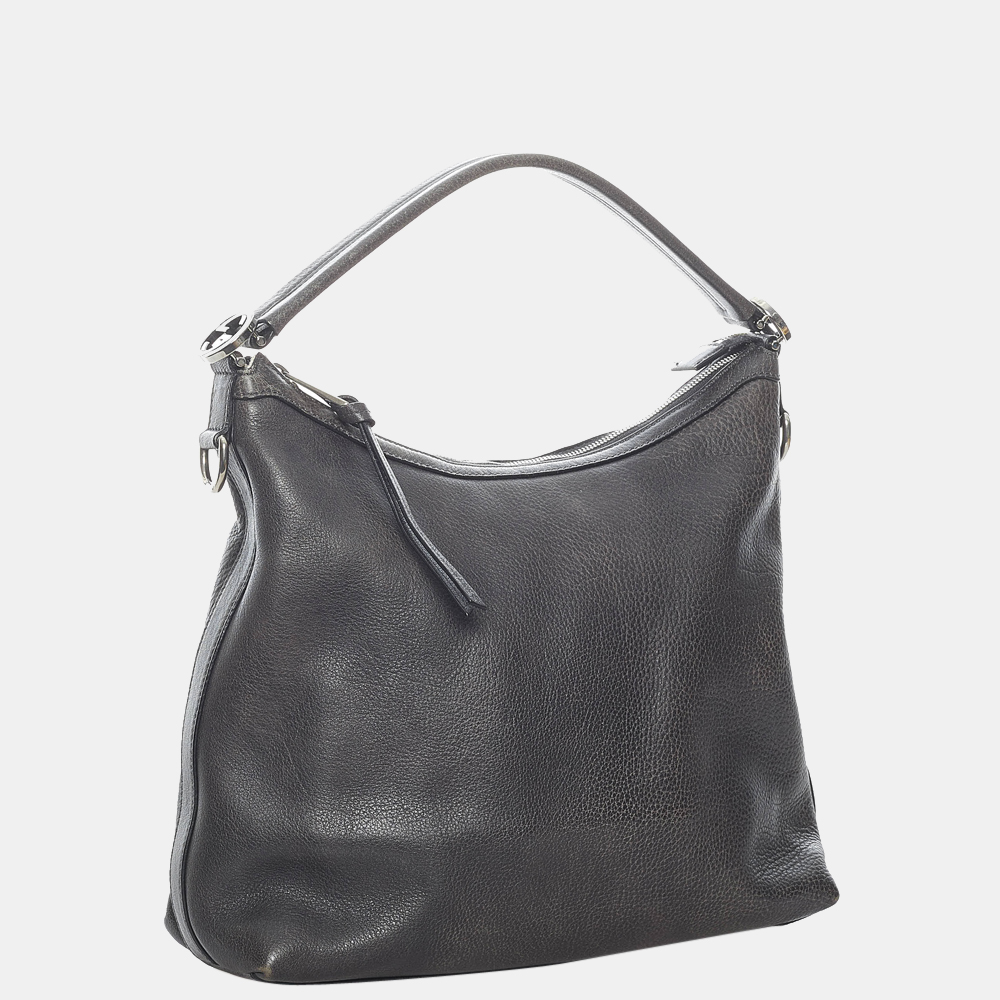 

Gucci Black Miss GG Leather Hobo