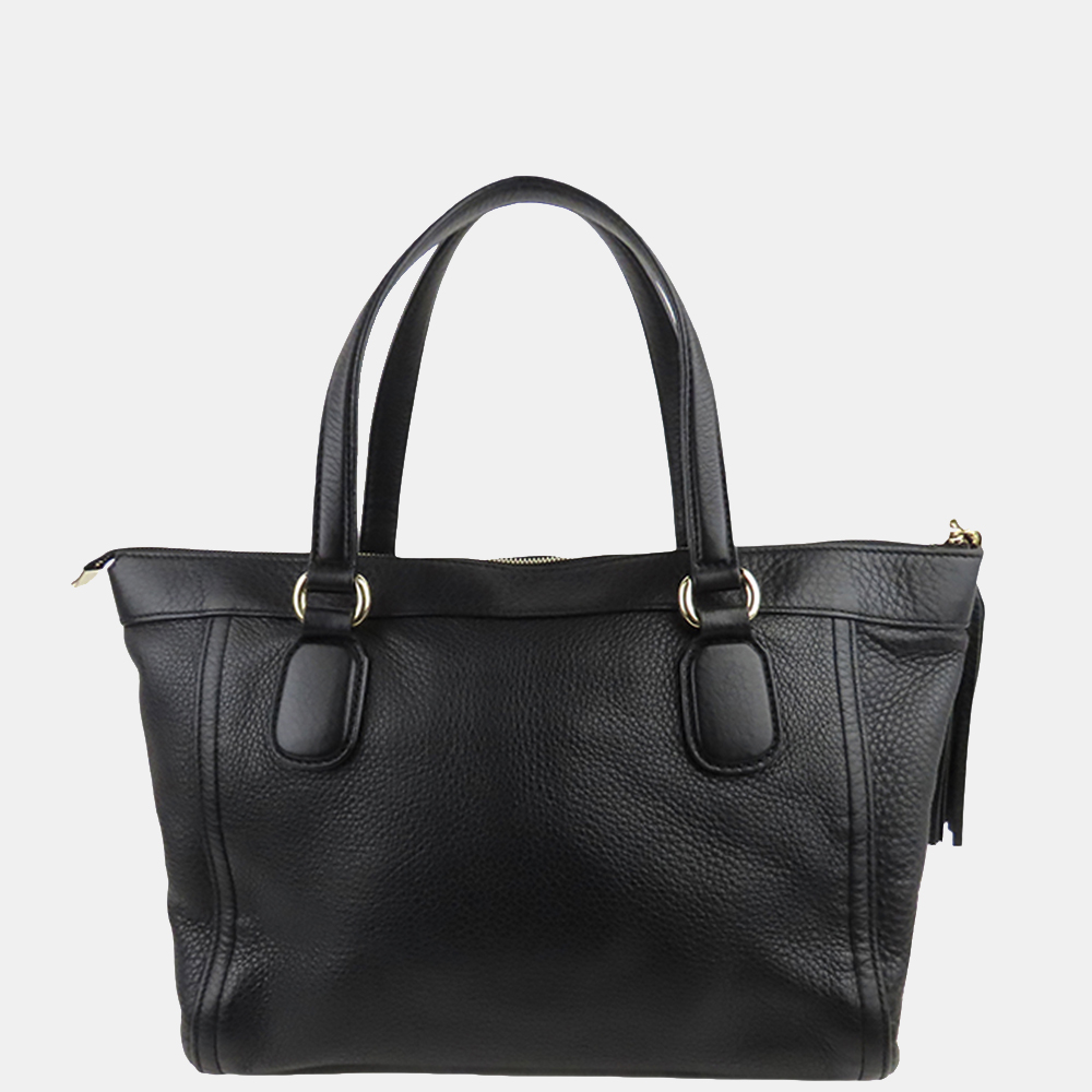 

Gucci Black Soho Working Leather Handbag