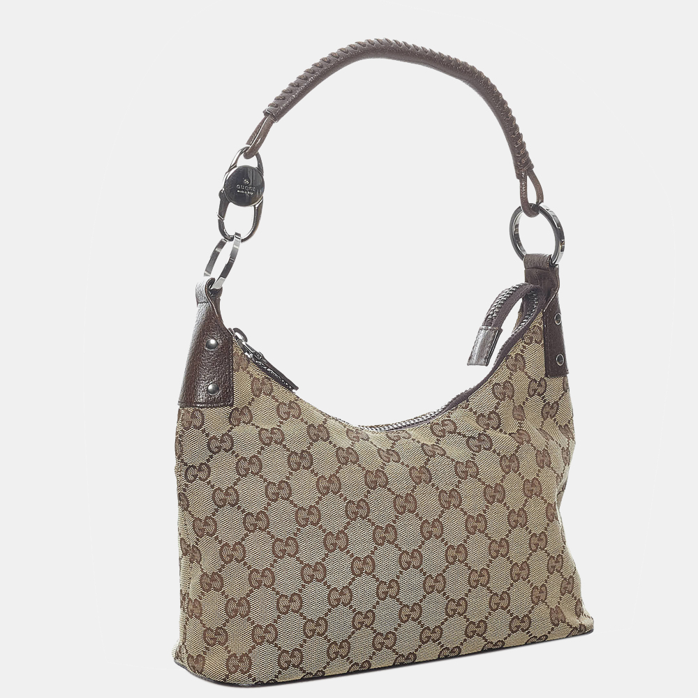 

Gucci Beige/Brown GG Canvas Shoulder Bag