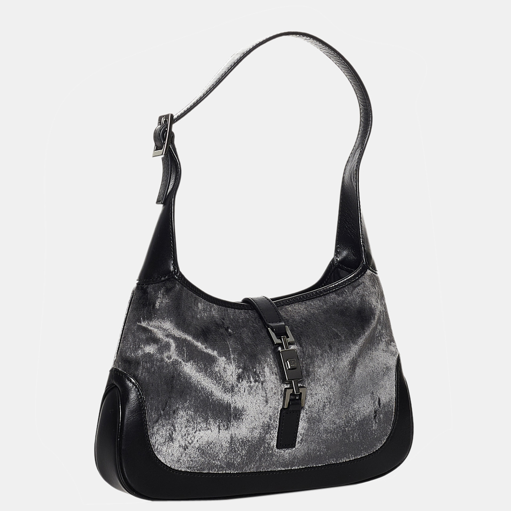

Gucci Black Jackie Velvet Shoulder Bag