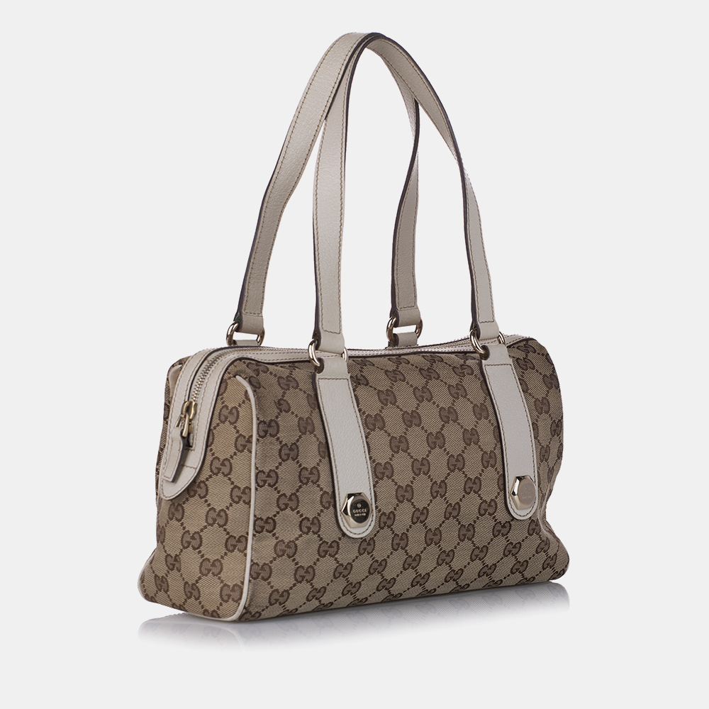 

Gucci Brown/Beige GG Canvas Charmy Handbag