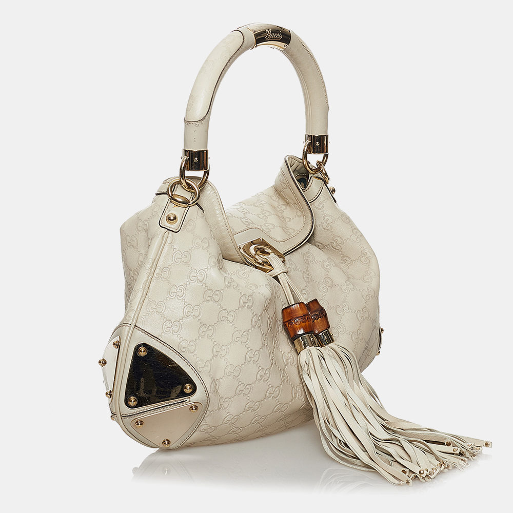 

Gucci Brown/Beige Guccissima Bamboo Indy