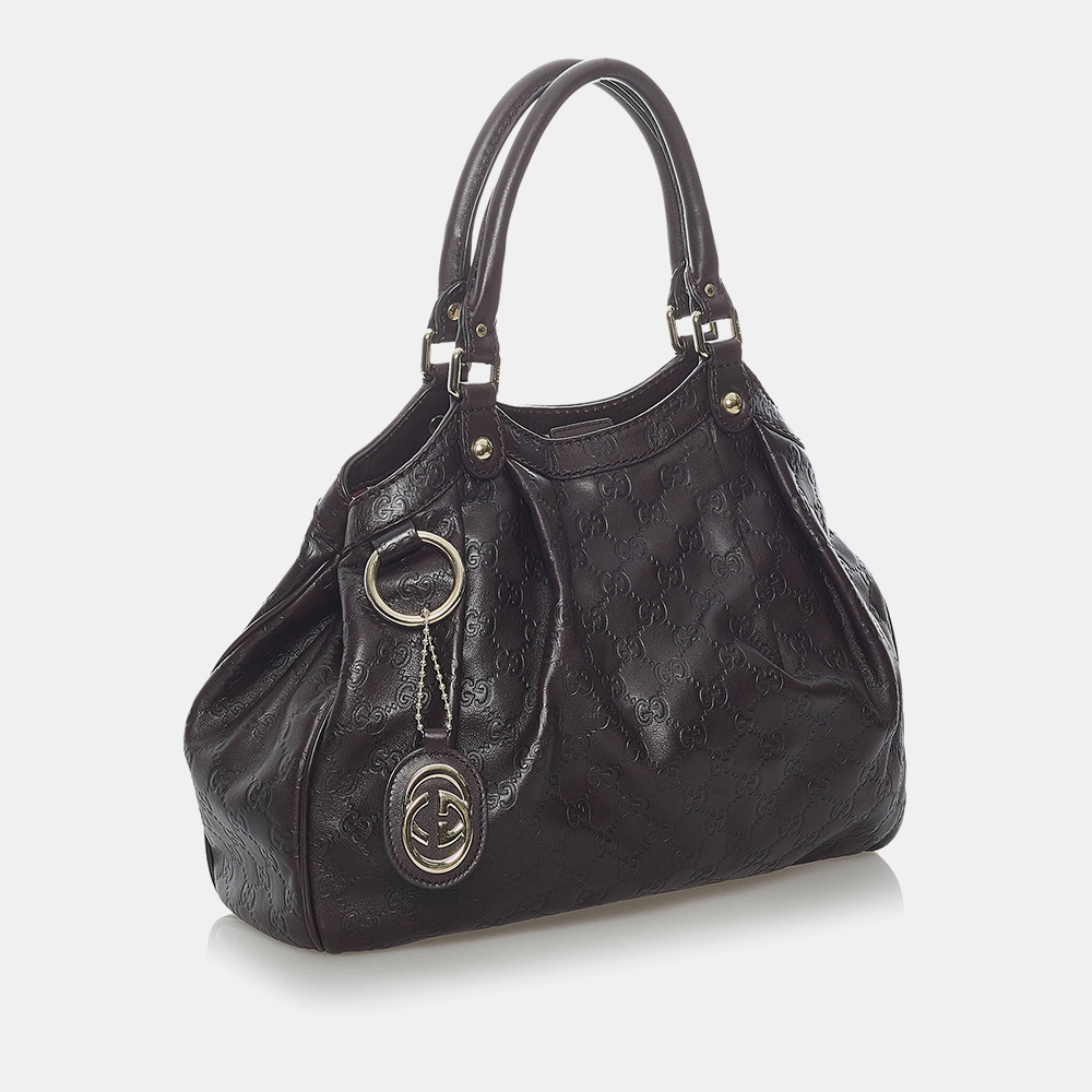 

Gucci Brown Guccissima Sukey Tote Bag